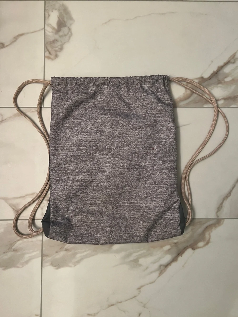 adidas Women’s Metallic Rose Gold Drawstring Backpack